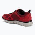 SKECHERS Track Bucolo red/black pánske tréningové topánky 3
