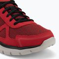 SKECHERS Track Bucolo red/black pánske tréningové topánky 7
