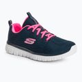 SKECHERS Graceful Get Connected dámska tréningová obuv navy/hot pink