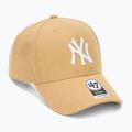 47 Značka MLB New York Yankees MVP svetlo hnedá baseballová čiapka