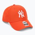 47 Značka MLB New York Yankees MVP žiarivá oranžová baseballová čiapka