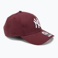 47 Značka MLB New York Yankees MVP SNAPBACK tmavá bordová baseballová čiapka