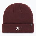 Zimná čiapka 47 Brand MLB New York Yankees Centerfield dark maroon