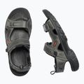 Keen Targhee III Open Toe sivé pánske trekingové sandále 122424 10