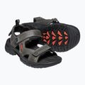 Keen Targhee III Open Toe sivé pánske trekingové sandále 122424 11