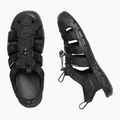 KEEN Clearwater CNX pánske trekingové sandále triple black 12