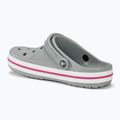 Žabky Crocs Bayaband Clog light grey/candy pink 3