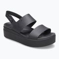 Dámske sandále Crocs Brooklyn Low Wedge black/black 8