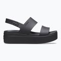Dámske sandále Crocs Brooklyn Low Wedge black/black 9