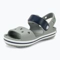 Detské sandále Crocs Crockband svetlo šedá/navy 7