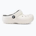 Detské šľapky Crocs Classic Lined Clog Toddler white/grey 3