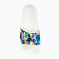 Šľapky Crocs Classic Crocs Bubble Block Slide white/multi 5