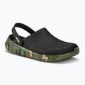 Šľapky Crocs LiteRide Printed Camo Clog black/multi