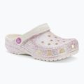 Detské žabky Crocs Classic Glitter Clog bianco sporco