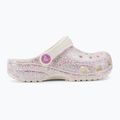 Detské žabky Crocs Classic Glitter Clog bianco sporco 3