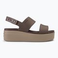 Dámske sandále Crocs Brooklyn Low Wedge mushroom/stucco 2
