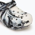 Detské šľapky Crocs Classic Marbled Clog Kids black/white 8