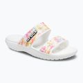 Crocs Classic Crocs Tie-Dye Graphic Sandal white 207283-928 žabky 8