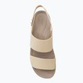 Dámske sandále Crocs Brooklyn Met Low Wedge metal champagne 6