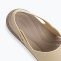 Dámske sandále Crocs Brooklyn Met Low Wedge metal champagne 9