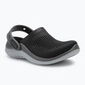 Detské šľapky Crocs LiteRide 360 Clog Kids black/slate grey 2