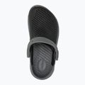 Detské šľapky Crocs LiteRide 360 Clog Kids black/slate grey 6