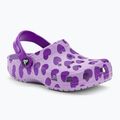 Detské dreváky Crocs Classic Easy Icon Clog levanduľová 2