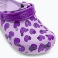 Detské dreváky Crocs Classic Easy Icon Clog levanduľová 9
