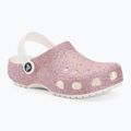 Detské žabky Crocs Classic Glitter Clog white/rainbow 2