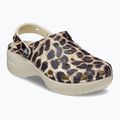 Šľapky dámske ,sandále, Crocs Classic Platform Animal Remix bone/leopard 9