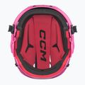 Detská hokejová prilba CCM Tacks 70 Combo pink 5