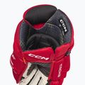 Hokejové rukavice CCM Tacks XF SR červená/biela 4