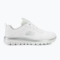 Dámska obuv SKECHERS Graceful Get Connected white/silver 2