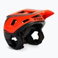 Cyklistická prilba FOX Dropframe Pro Dvide oranžová a čierna 29396