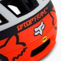 Cyklistická prilba FOX Dropframe Pro Dvide oranžová a čierna 29396 7