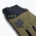 Pánske cyklistické rukavice Fox Racing Defend Wind Offroad olivové zelené 4