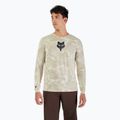 Pánske cyklistické tričko s dlhým rukávom Fox Racing Ranger Tru Dri cream
