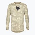 Pánske cyklistické tričko s dlhým rukávom Fox Racing Ranger Tru Dri cream 6