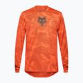 Pánske cyklistické tričko s dlhým rukávom Fox Racing Ranger Tru Dri blood orange