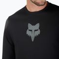 Pánske cyklistické tričko s dlhým rukávom Fox Racing Ranger Fox Head black 3