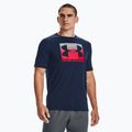 Pánske tréningové tričko Under Armour Boxed Sportstyle navy blue 1329581-408