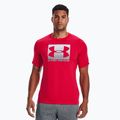 Pánske tričko Under Armour Boxed Sportstyle red/steel