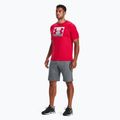 Pánske tričko Under Armour Boxed Sportstyle red/steel 2