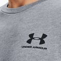 Pánske tréningové tričko Under Armour Sportstyle Left Chest SS steel light heather/black 3
