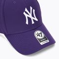 47 Značka MLB New York Yankees MVP baseballová čiapka fialová 3