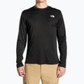 Pánske tréningové tričko s dlhým rukávom The North Face Reaxion Amp Crew black