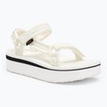 Dámske turistické sandále Teva Flatform Universal Mesh Print bright white