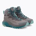 Dámske trekové topánky HOKA Kaha GTX frost gray/aqua haze 4