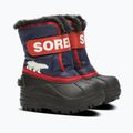 Detské snehové topánky Sorel Snow Commander nocturnal/sail red 9