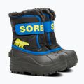 Detské snehové topánky Sorel Snow Commander black/super blue 9